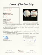 HENRY KISSINGER SIGNED BASEBALL.