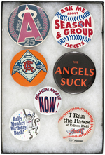 ANAHEIM ANGELS SEVEN MUCHINSKY BOOK PLATE EXAMPLES.