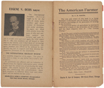 EUGENE V. DEBS 1900 "POCKET LIBRARY OF SOCIALISM" BOOKLET AND 1912 JUGATE CAMPAIGN POSTCARD.