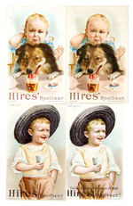 “HIRES ROOT BEER” TRADE CARDS.