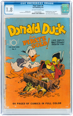 "FOUR COLOR" #9 AUGUST 1942 CGC 1.8 GOOD- (DONALD DUCK).