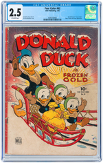 "FOUR COLOR" #62 JANUARY 1945 CGC 2.5 GOOD+ (DONALD DUCK).