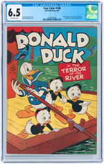 "FOUR COLOR" #108 APRIL 1946 CGC 6.5 FINE+ (DONALD DUCK).