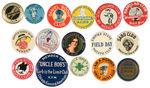 EXTENSIVE CHILDREN'S "CLUB" BUTTONS CIRCA 1910-1950's.