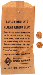 "CAPTAIN MIDNIGHT'S MEXICAN RINGO-JUMPO GAME" RARE COMPLETE PREMIUM & NEWSPAPER.