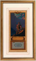 MAXFIELD PARRISH FRAMED 1928 EDISON MAZDA CALENDAR.