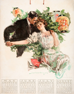 HOWARD CHANDLER CHRISTY "THE CHRISTY CALENDAR FOR THE YEAR 1910."