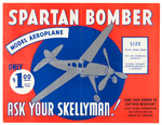 "CAPTAIN MIDNIGHT'S SPARTAN BOMBER" 1939 PREMIUM LOT.