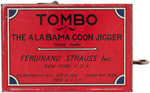 BLACK AMERICANA "TOMBO THE ALABAMA COON JIGGER" EARLY BOXED WIND-UP.