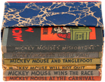 "MICKEY MOUSE 6 WEE LITTLE BOOKS" BOXED SET.