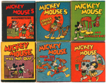 "MICKEY MOUSE 6 WEE LITTLE BOOKS" BOXED SET.