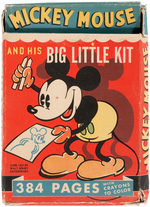 "MICKEY MOUSE AND HIS BIG LITTLE KIT" COMPLETE & UNUSED SET.