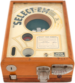 "SELECT-EM" COUNTERTOP ARCADE DICE MACHINE.