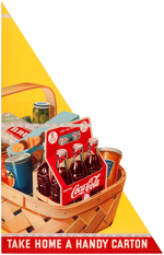 COCA-COLA STORE "HOME REFRESHMENT FOOD CAMPAIGN" ADVERTISING KIT.