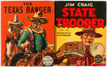 "THE TEXAS RANGER" & "JIM CRAIG - STATE TROOPER AND THE KIDNAPPED GOVERNOR" BLB PAIR.