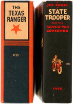 "THE TEXAS RANGER" & "JIM CRAIG - STATE TROOPER AND THE KIDNAPPED GOVERNOR" BLB PAIR.