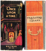 "ONCE UPON A TIME" & "TREASURE ISLAND" SOFTCOVER BLB PAIR.