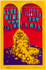 BILL GRAHAM FILLMORE WEST CONCERT POSTER PAIR.