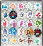 NEW YORK STATION WPLJ GROUP OF 25 DIFFERENT CENTRAL PARK CONCERT BUTTONS.