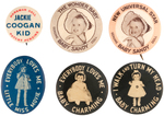 BUTTONS THAT CAME ON DOLLS 1920s-1930s GROUP OF SIX.