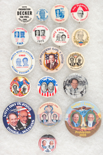 18 PROHIBITION PARTY BUTTONS FROM 1960-2008.