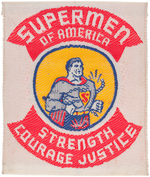 SUPERMAN "SUPERMEN OF AMERICA" RARE EARLY CLUB MEMBER'S PATCH.