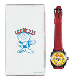 "HAWAIIAN PUNCH/PUNCHY" WRIST WATCH.