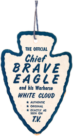 HARTLAND BRAVE EAGLE FROM TV SHOW IN BOX WITH TAG.