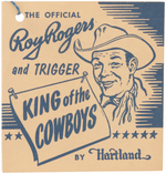 HARTLAND ROY ROGERS BLUE/RED SHIRT VARIETY IN BOX WITH TAG.