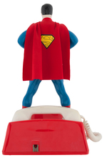 SUPERMAN TELEPHONE 1978 PUSH BUTTON MODEL BY MICROCOMMUNICATIONS.