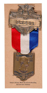 "PRESS" BADGE FOR CHICAGO 1932 GOP CONVENTION.