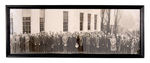 "PRESIDENT COOLIDGE WITH THE WHITE HOUSE CORRESPONDENTS" LARGE PHOTO.