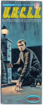 AURORA "THE MAN FROM U.N.C.L.E. - ILLYA KURYAKIN" FACTORY-SEALED BOXED MODEL KIT.