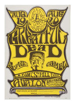 FAMILY DOG CONCERT POSTER FD-22 FEATURING THE GRATEFUL DEAD.