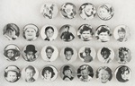 OUR GANG CAST CHARACTERS GROUP OF 25 RETRO BUTTONS FROM 1983.