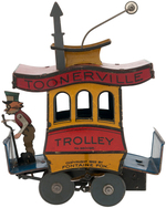 "TOONERVILLE TROLLEY" WIND-UP TOY.