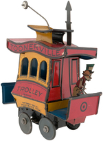 "TOONERVILLE TROLLEY" WIND-UP TOY.