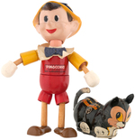 "PINOCCHIO" IDEAL DOLL & "FIGARO" MARX WIND-UP.
