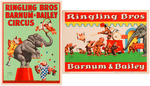 "RINGLING BROS. AND BARNUM & BAILEY" LAWSON WOOD CIRCUS POSTER TRIO.