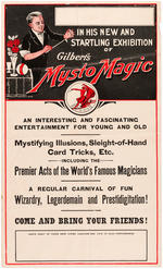 GILBERT "MYSTO MAGIC EXHIBITION SET" 1929 BOXED SET.