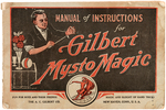 GILBERT "MYSTO MAGIC EXHIBITION SET" BOXED 1920s SET.