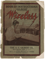 GILBERT LOOSE COUPLER TUNED WIRELESS TUBE RADIO.