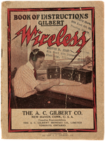 GILBERT RADIO WIRELESS TELEGRAPH BOXED SET.