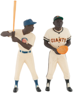 HARTLAND BASEBALL FIGURE WILLIE MAYS/ERNIE BANKS PAIR.