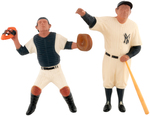 HARTLAND BASEBALL FIGURE RUTH/BERRA/MANTLE/MARIS YANKEES SET.