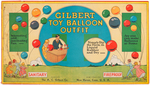 GILBERT "TOY BALLOON OUTFIT" BOXED SET.