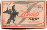 "OFFICIAL WALT DISNEY'S ZORRO PLAY SET" BY MARX.