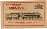 GILBERT ERECTOR SUPER LOCOMOTIVE & TENDER 1931 BOXED TRAIN SET.
