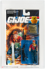 G.I. JOE TOPO (TUNNEL RAT) TIGER FORCE EUROPEAN RELEASED FIGURE ON SPANISH CARD AFA 90.