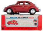 BANDAI BOXED KING SIZE VOLKSWAGEN SEDAN WITH SUNROOF/LIGHT UP ENGINE.